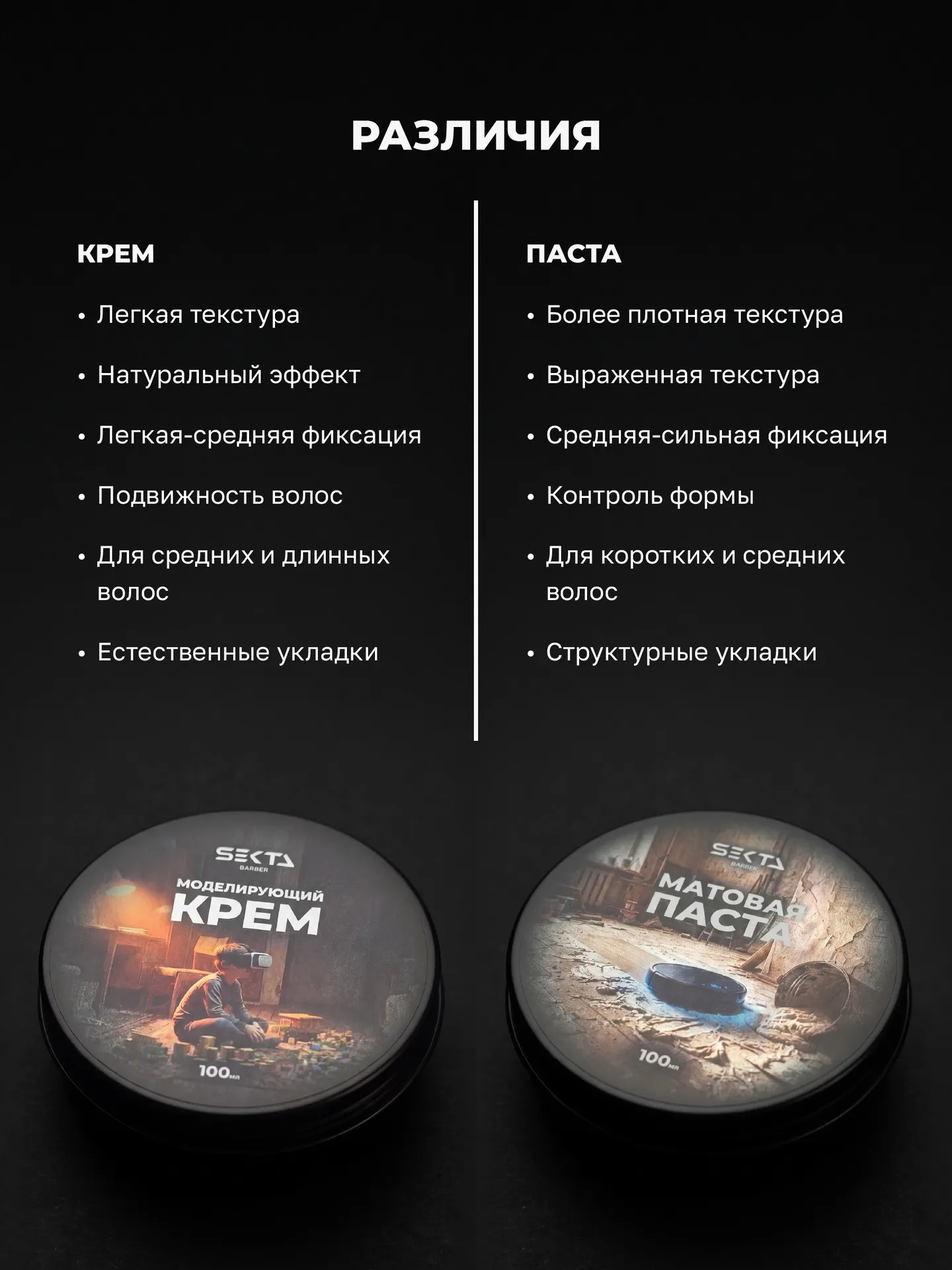 Матовая паста для фиксации формы (100 мл)